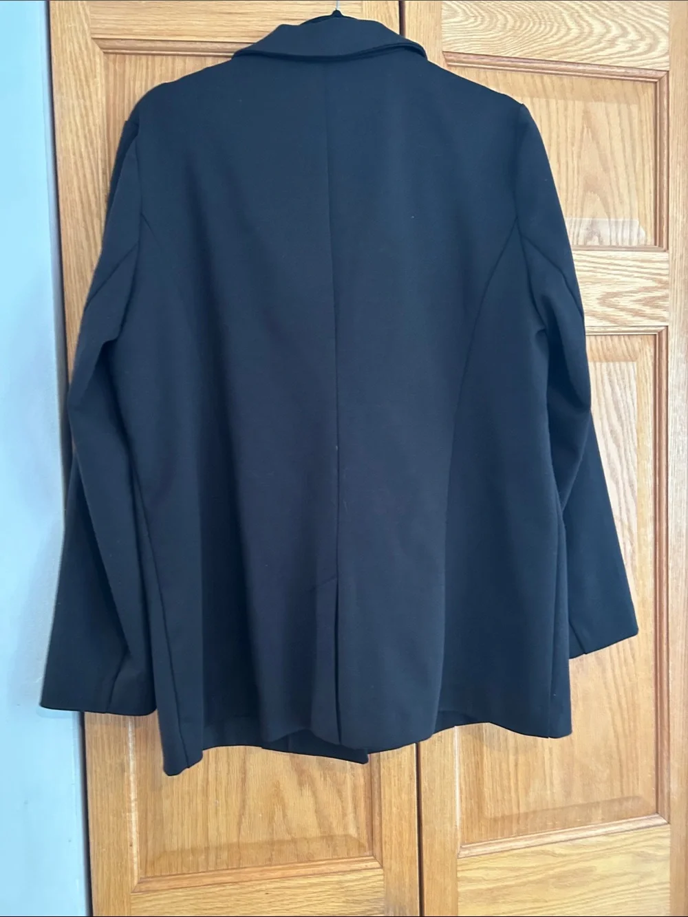 Nine West Black Single-Button Tailored Blazer